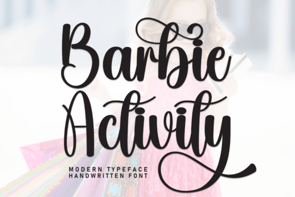 Barbie Activity: The Perfect Handwritten Font for Branding