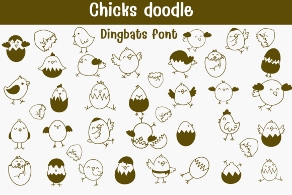 Chicks Doodle Font for Web Design