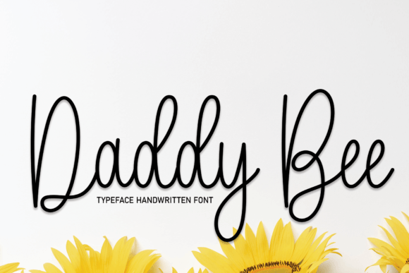Daddy Bee Font: A Handwritten Typeface for Brands