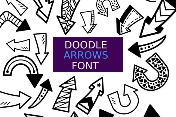 Doodle Arrows Font for Polished Branding