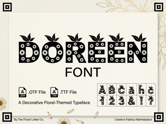 Doreen Typeface for Playful Business Branding