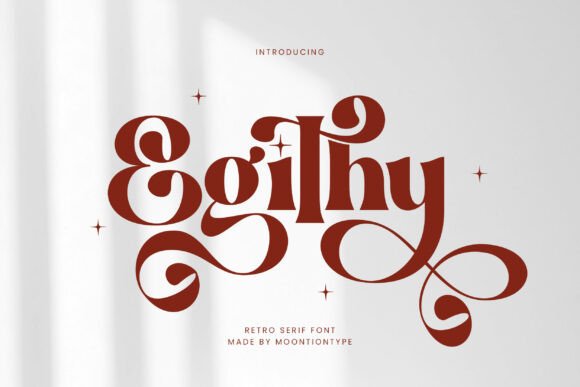Egithy: A Retro Serif Font for Modern Web Design