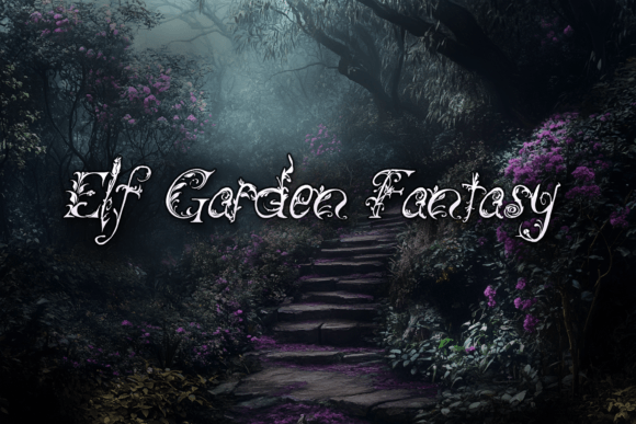 Elf Garden Fantasy Typeface for Branding