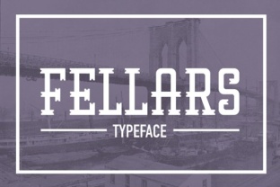 Fellars: A Retro Serif Font for Brooklyn-Style Crafts