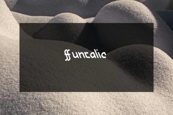 Ff Untalic Font: Bold Branding for Small Business