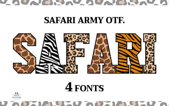 Giraffearmy Font for Bold Jungle Campaigns