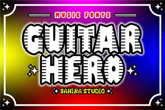 Guitar Hero Font Review for Brand Designers