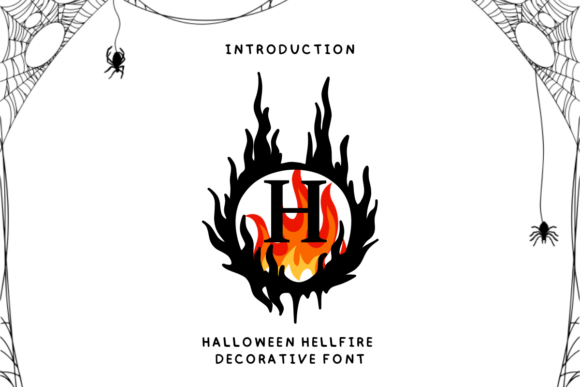 Halloween Hellfire: A Gothic Display Font for Editorial Design