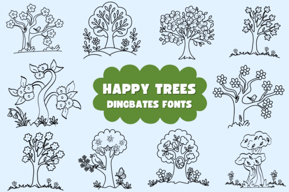 Happy Trees Font for Natural Branding