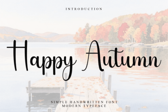 Happyautumn Font Review for Festive Branding