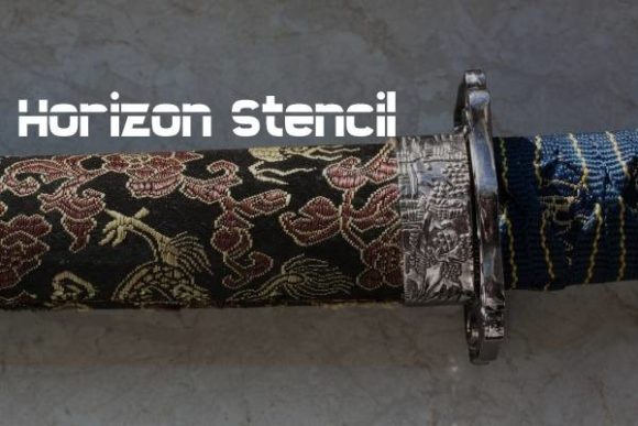 Horizon Stencil Free Download: Bold Typography for Designers