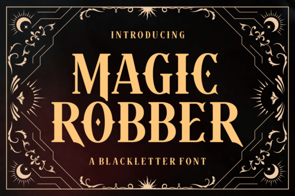 Magic Robber Font Review: A Spooky Blackletter Gem