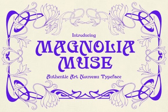 Magnolia Muse Typeface for Elegant Editorial Design