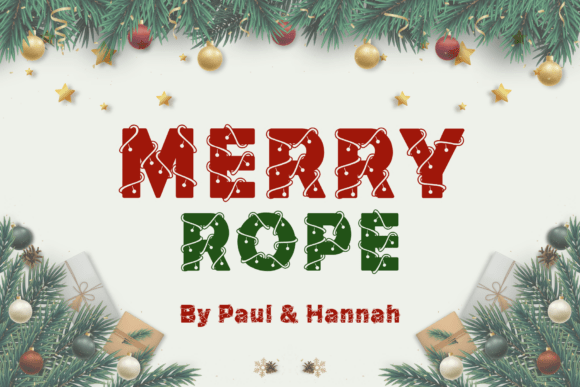 Merry Rope Font Review for Festive Branding