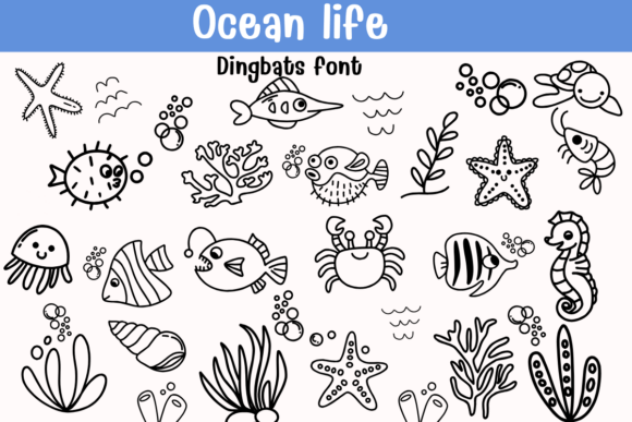 Ocean Life Font Review for Creative Branding