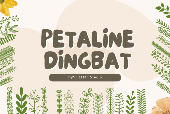 Petaline Dingbat Font for Modern Web Design
