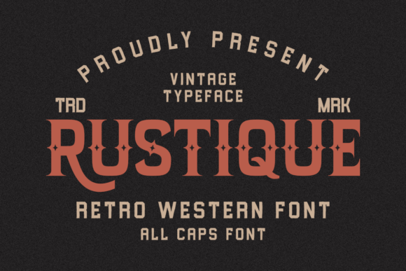 Rustique: The Bold Retro Western Slab Serif Font