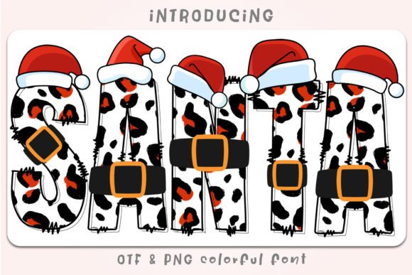 Santa Leona: A Playful Decorative Font for Festive Branding