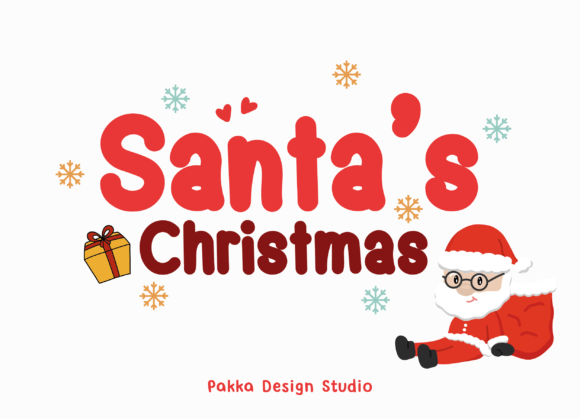 Santa’s Christmas Font for Festive Branding