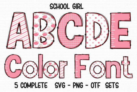 School Girl Typeface for Playful Branding