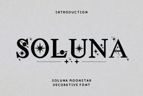 Soluna: Elevate Your Brand with a Decorative Typeface
