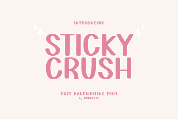 Sticky Crush: A Warm Script Font for Editorial Design