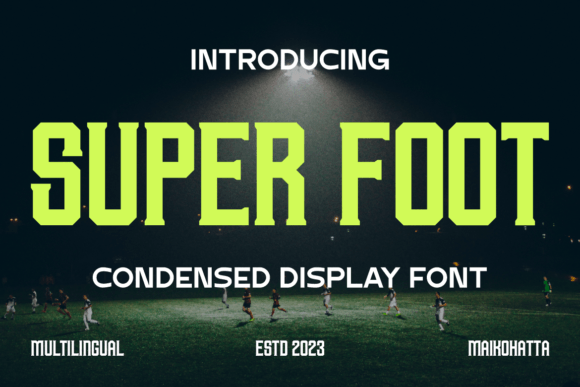 Super Font Review: Bold Serif for Sports Brands