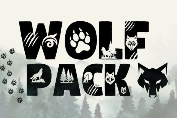 Wolf Pack Font for Bold Handmade Branding